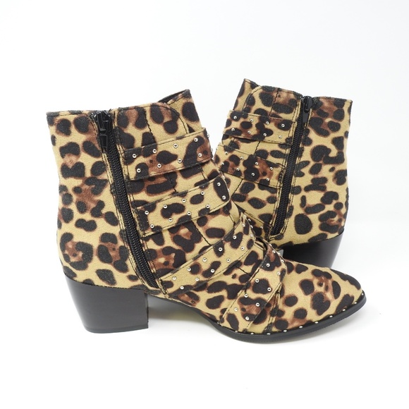ASOS Truffle Collection Suede Studded Ankle Boots - Picture 4 of 4